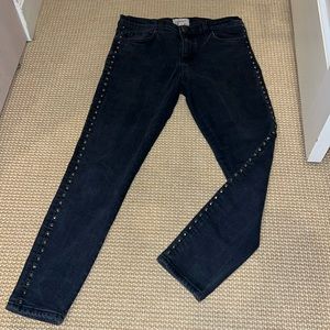 Current Elliot Jeans with Studs on side seams